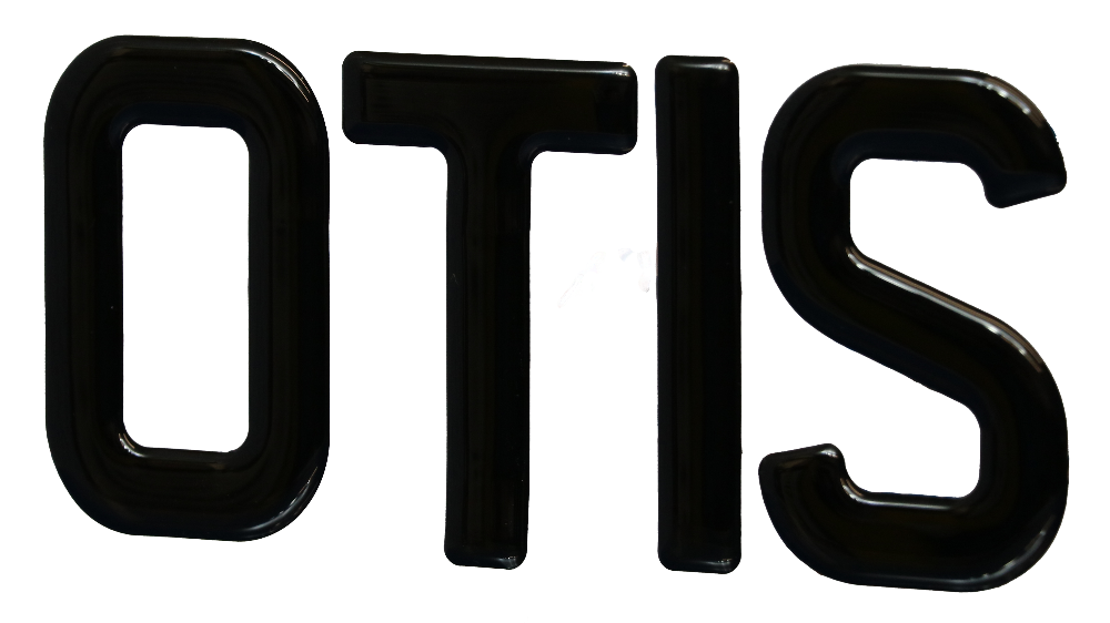 3D Black Standard Gel Number Plate Digits - Pack of 10 | For Number Plate Printing