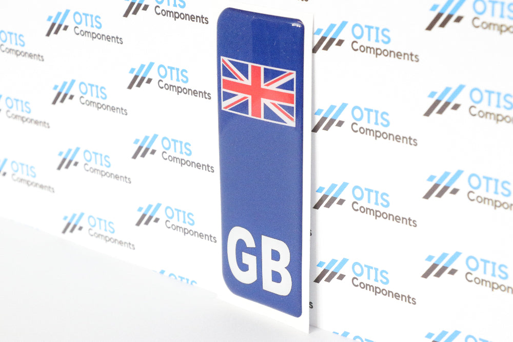 3D Gel Raised Flag GB For Number Plate Printing - High-Quality Parts