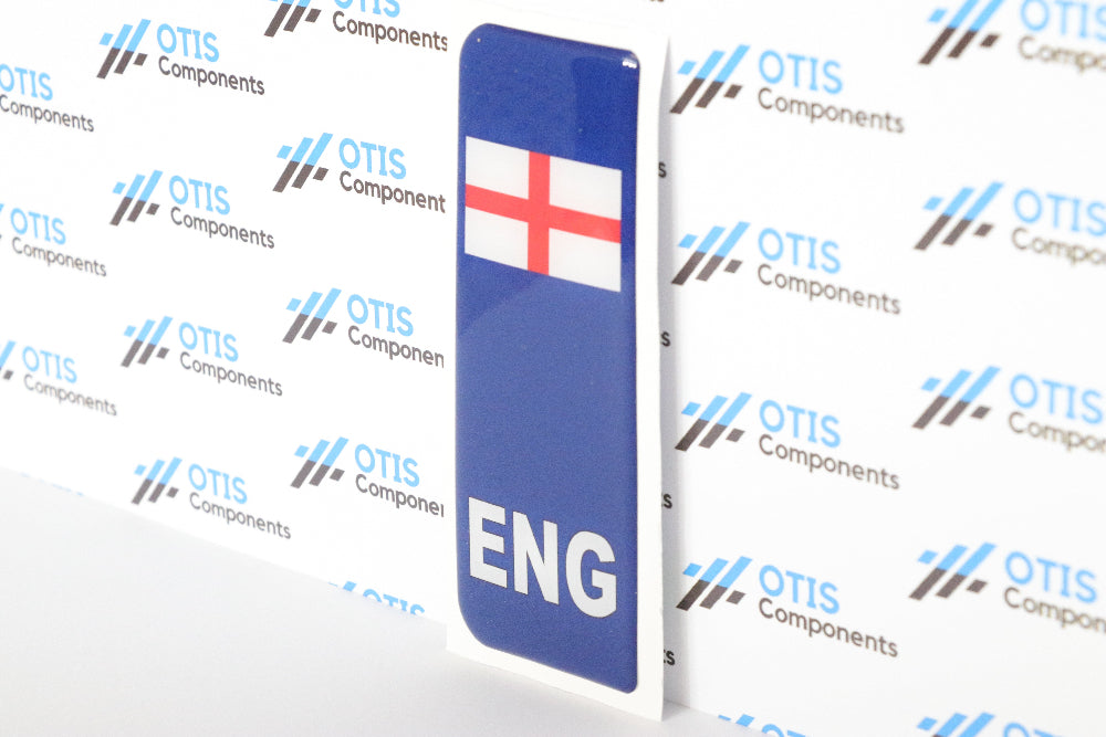 3D Gel Raised Flag England For Number Plate Printing - High-Quality Parts