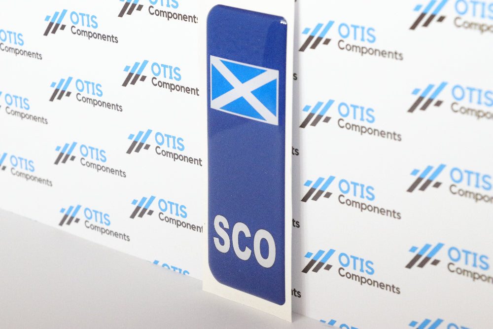 3D Gel Raised Flag Scotland For Number Plate Printing - High-Quality Parts