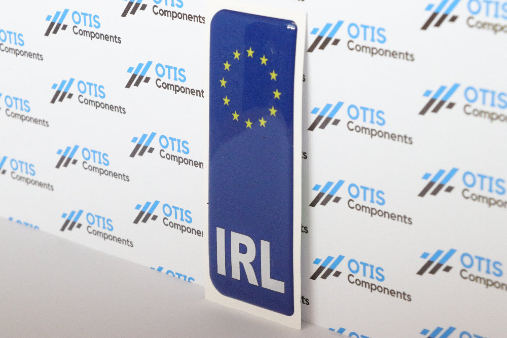 3D Gel Raised Flag Ireland For Number Plate Printing - High-Quality Parts