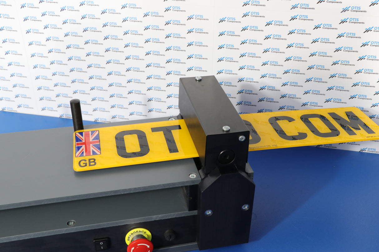 Number Plate Assembly Board Motorized Narrow Format