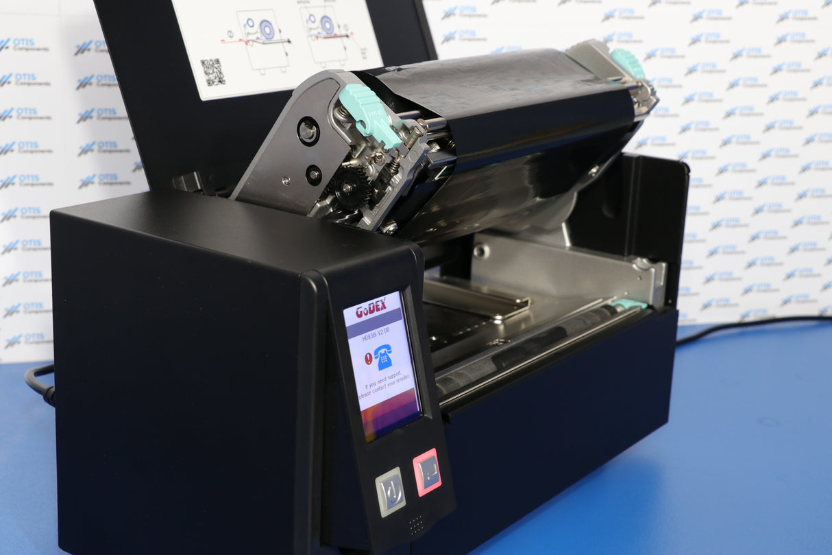 Godex HD830i 220mm Wide Format Thermal Number Plate Printer - Otis Components