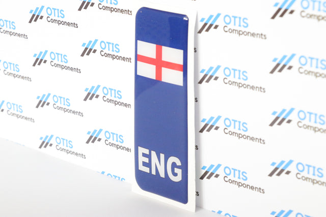 3D Gel Raised Flag England Number Plate Printer Spares - High-Quality Parts