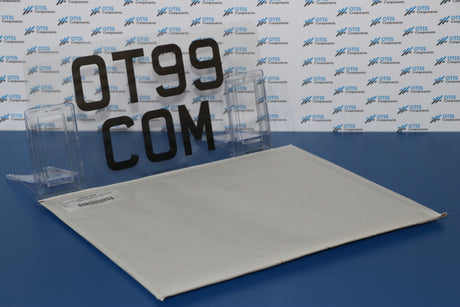 Laser Film Standard Import 330 X 178 (Pack of 25) - Otis Components Number Plates