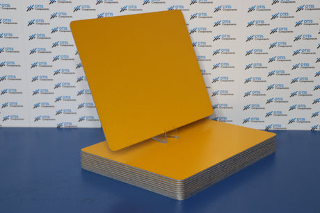 Metatek Substrate Standard Square Yellow 284 X 210 (Pack of 25) - Otis Components Number Plates