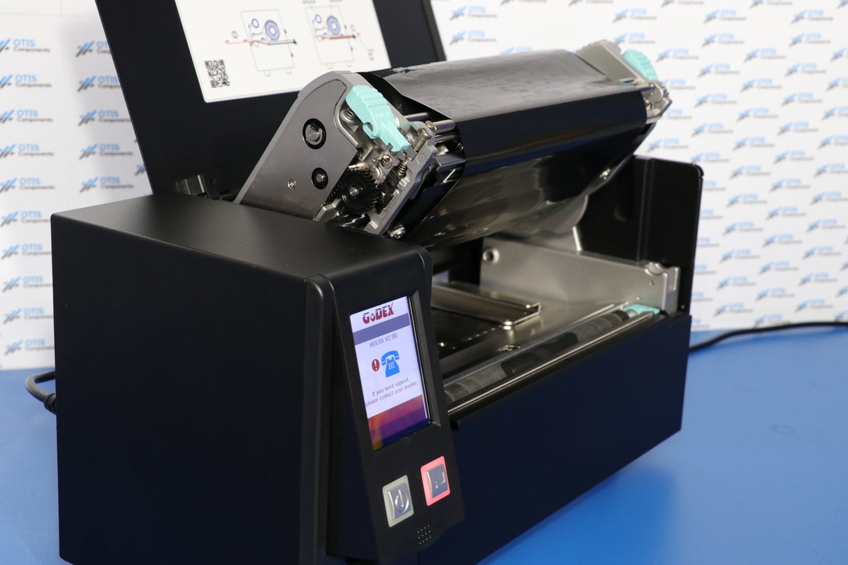 Godex HD830i 220mm Wide Format Thermal Number Plate Printer - Otis Components