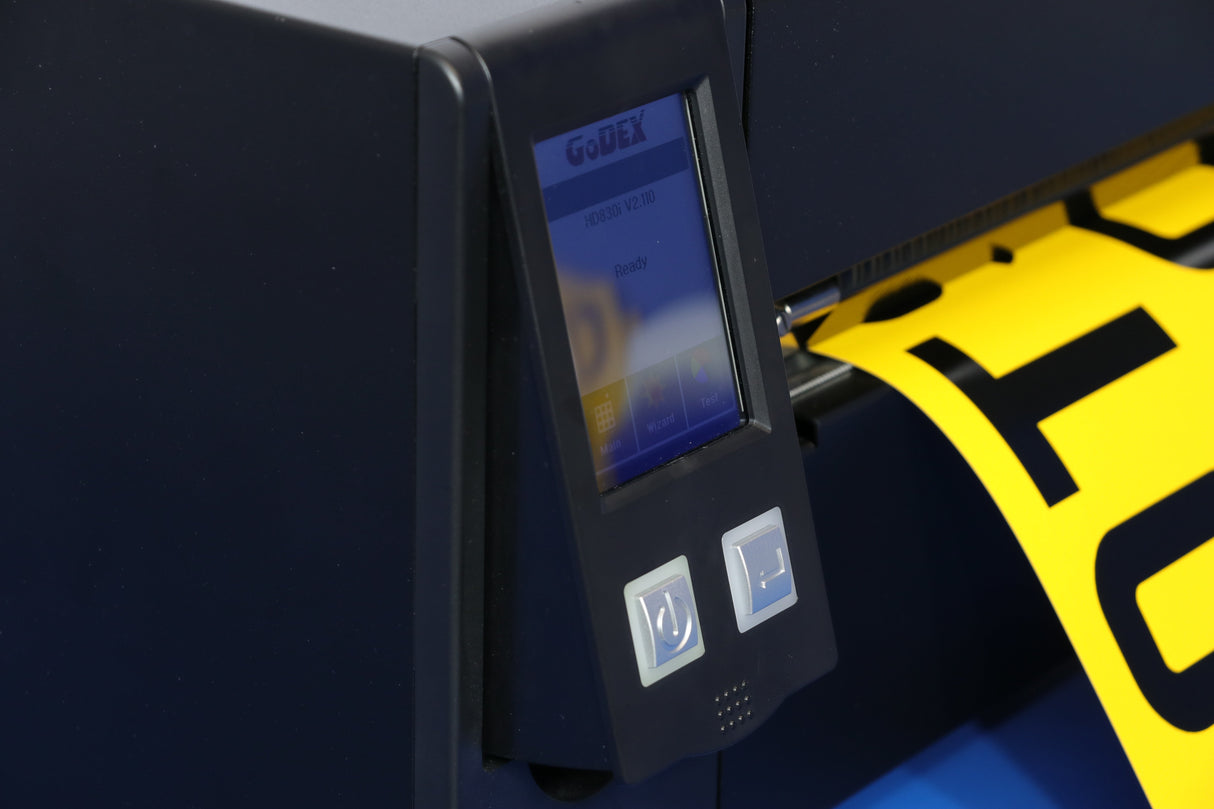 Godex HD830i 220mm Wide Format Thermal Number Plate Printer - Otis Components